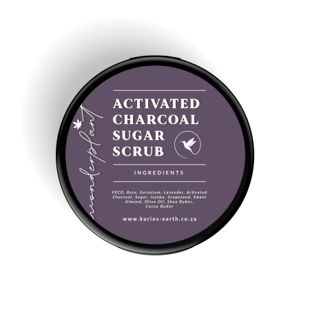 FECO Activated Charcoal Sugar Scrub