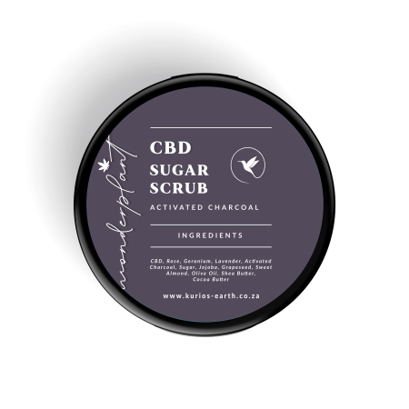 CBD Activated Charcoal Sugar Scrub